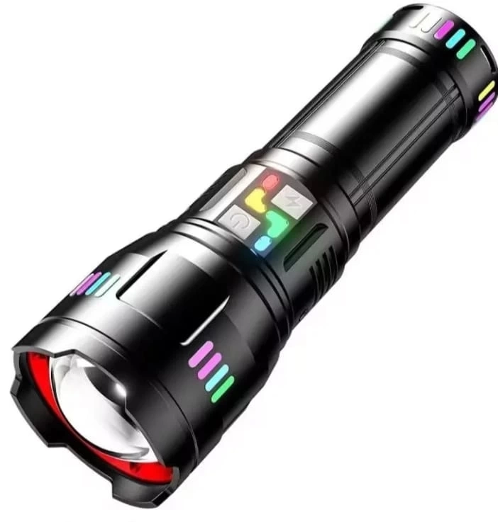Pro F-3002 Alüminyum Tg Led Gece Şeritli Type-c Şarjlı El Feneri ( Lisinya )