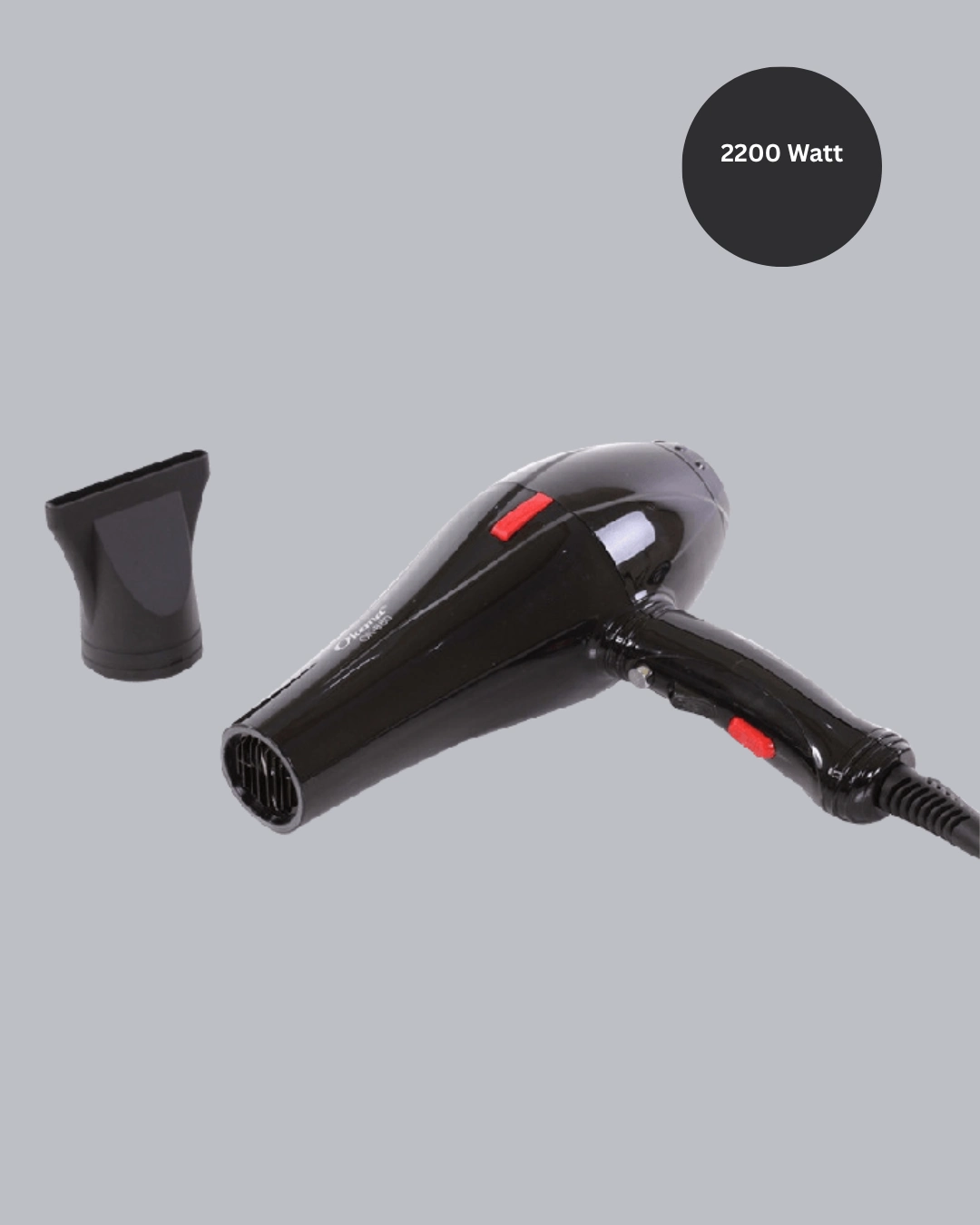 Profesyonel 2200w Fön Makinesi Soğuk Sıcak Üflemeli İki Kademeli ( Lisinya )