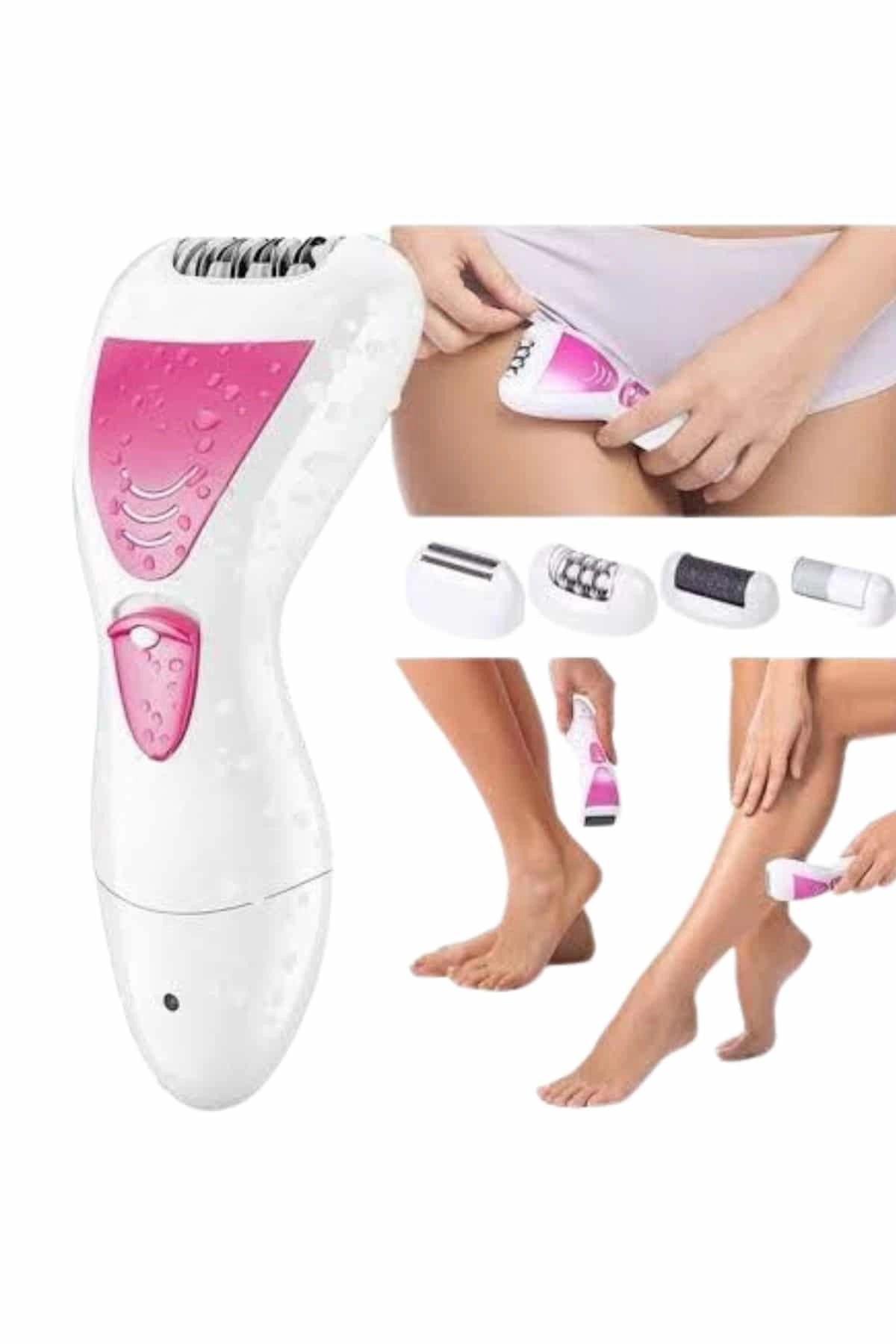 Profesyonel 4in1 Çok Amaçlı Epilasyon Aleti Şarjlı Pratik Taşınabilir ( Lisinya )