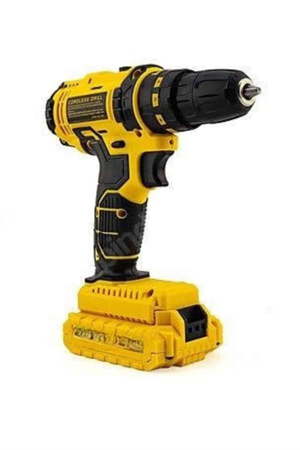 Profesyonel Çift Bataryalı Akülü Vidalama Şarjlı Matkap 24 Parça ( Lisinya )