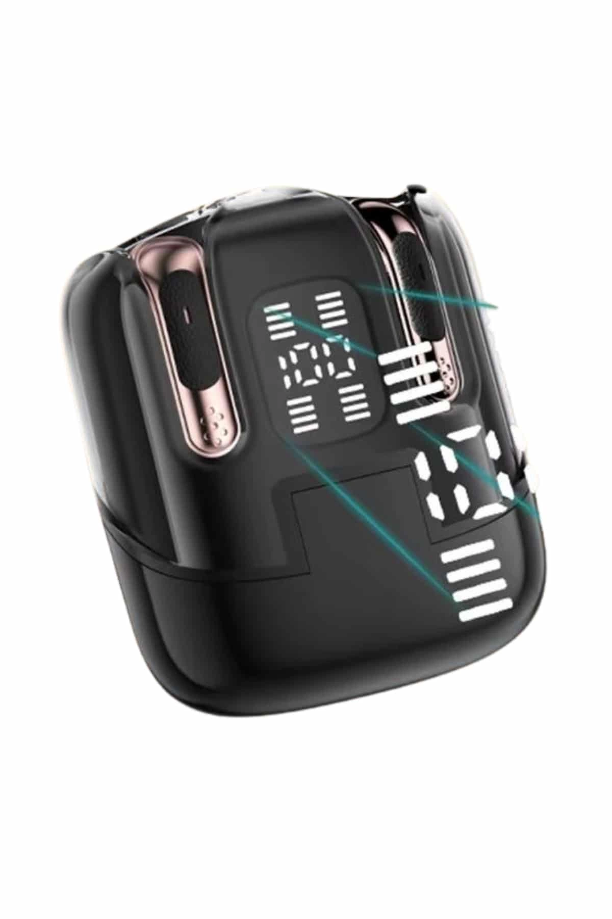 Profesyonel Dijital Göstergeli Düşük Gecikme Bluetooth Kulaklık Çift Kulaklık ( Lisinya )