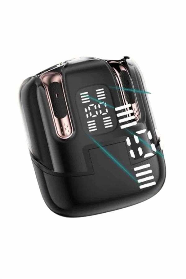 Profesyonel Dijital Göstergeli Düşük Gecikme Bluetooth Kulaklık Çift Kulaklık ( Lisinya )