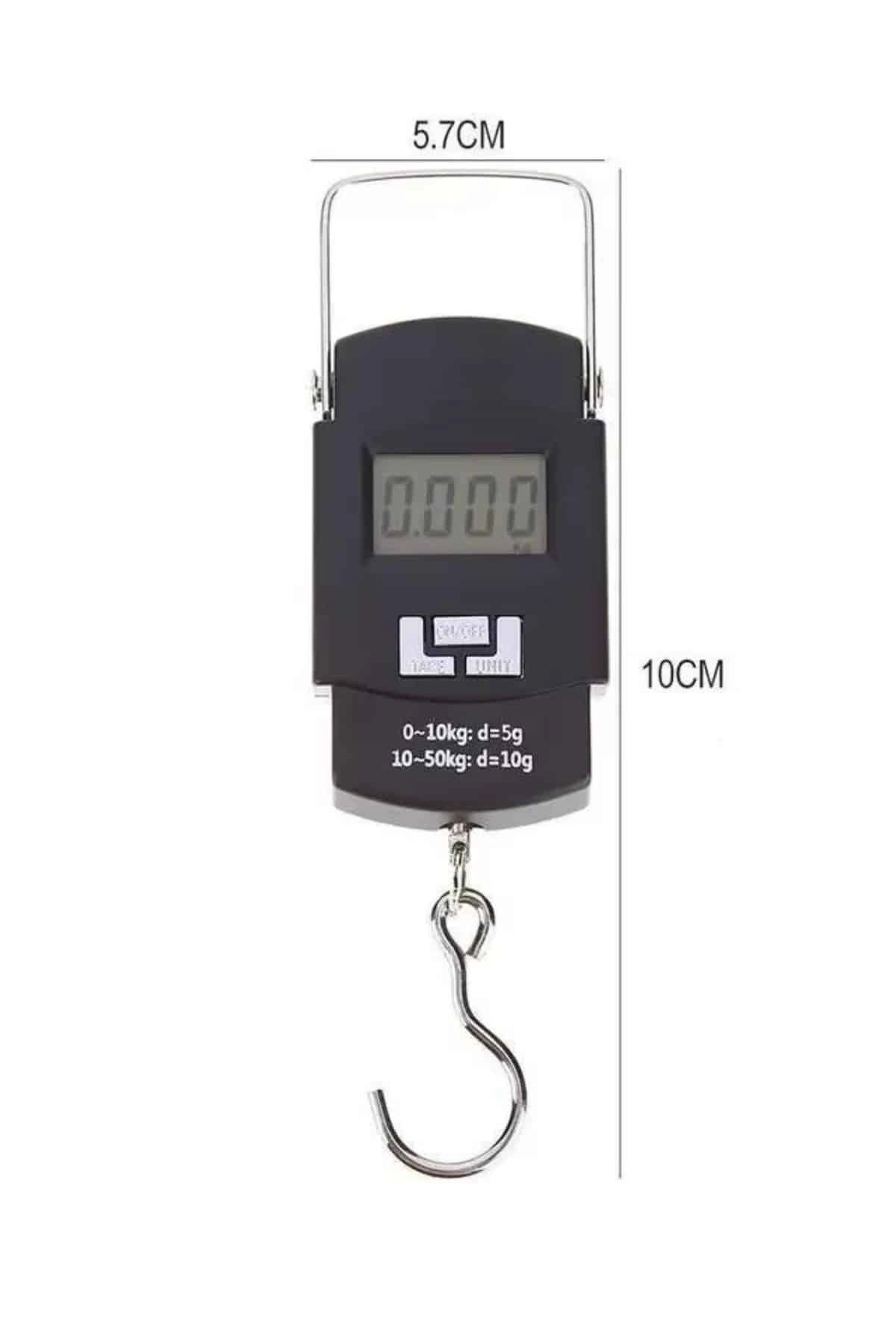 Profesyonel El Terazisi El Kantarı 50 Kg Dijital Göstergeli Tartı ( Lisinya )