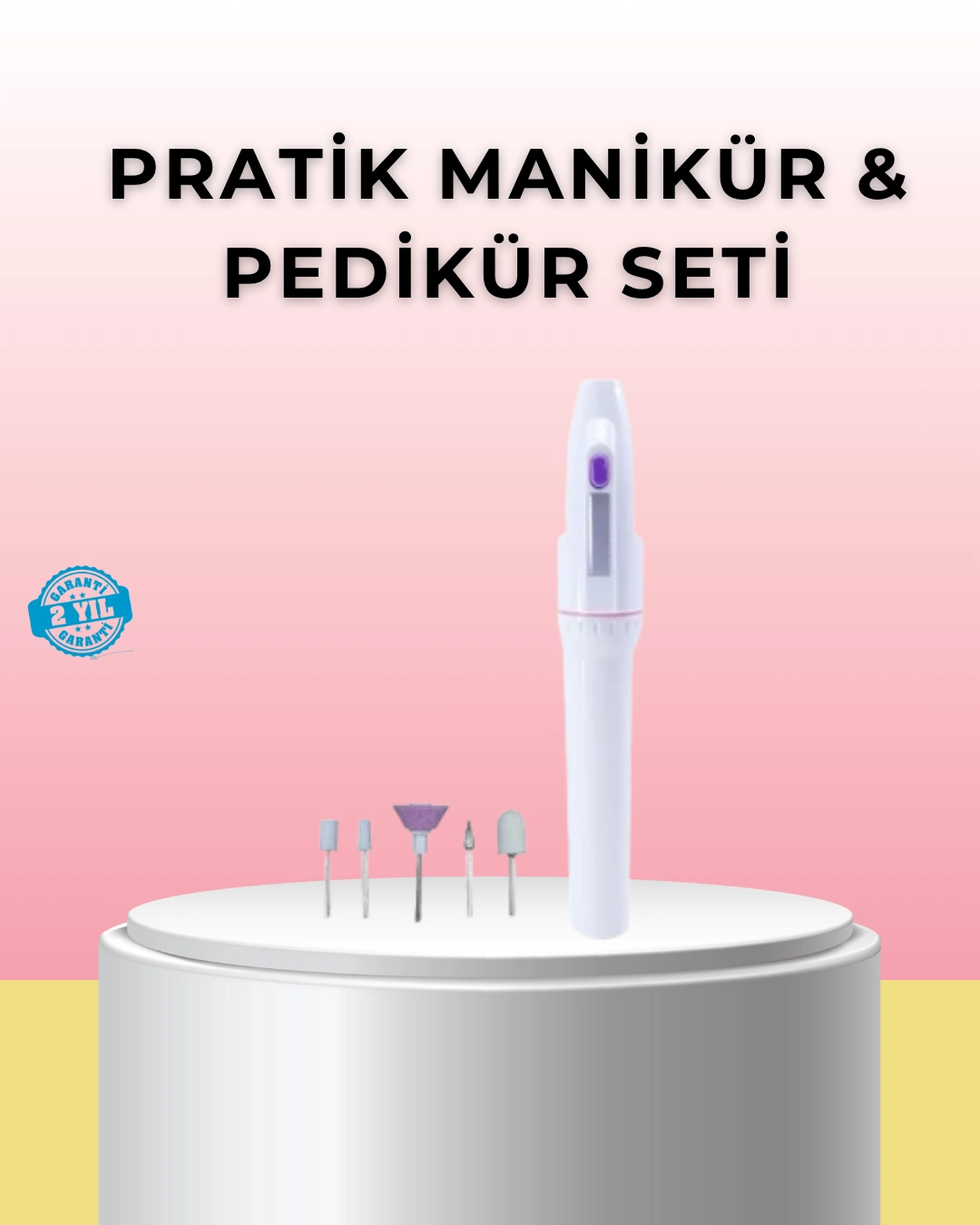 Profesyonel Elektrikli Tırnak Bakım Matkap Seti – Düşük Gürültü Ve Taşınabilir Tasarım ( Lisinya )