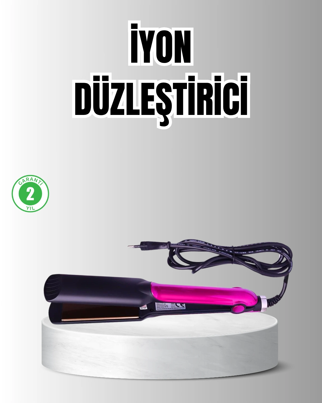 Profesyonel İyon Teknolojili Saç Düzleştirici – 220°c Hızlı Isınma Ve Led Ekranlı Tasarım ( Lisinya )