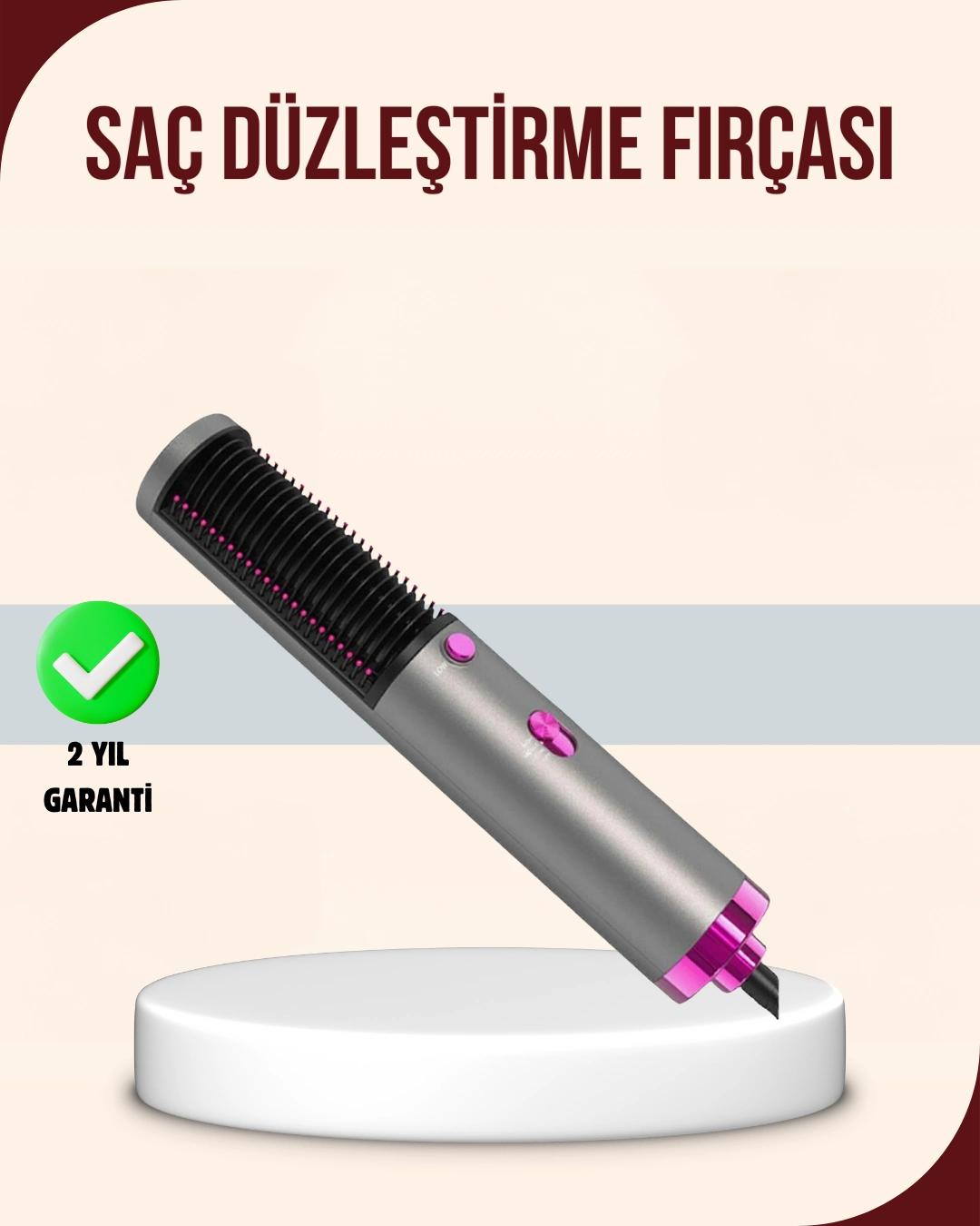 Profesyonel İyon Teknolojili Sıcak Hava Fırçası ( Lisinya )