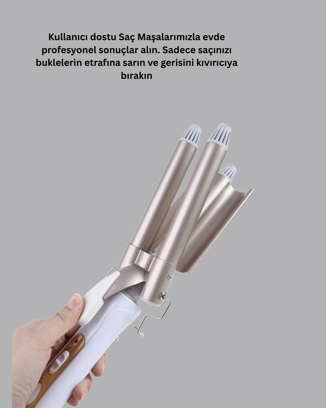 Profesyonel Kullanıma Uygun Bukle Maşası ( Lisinya )