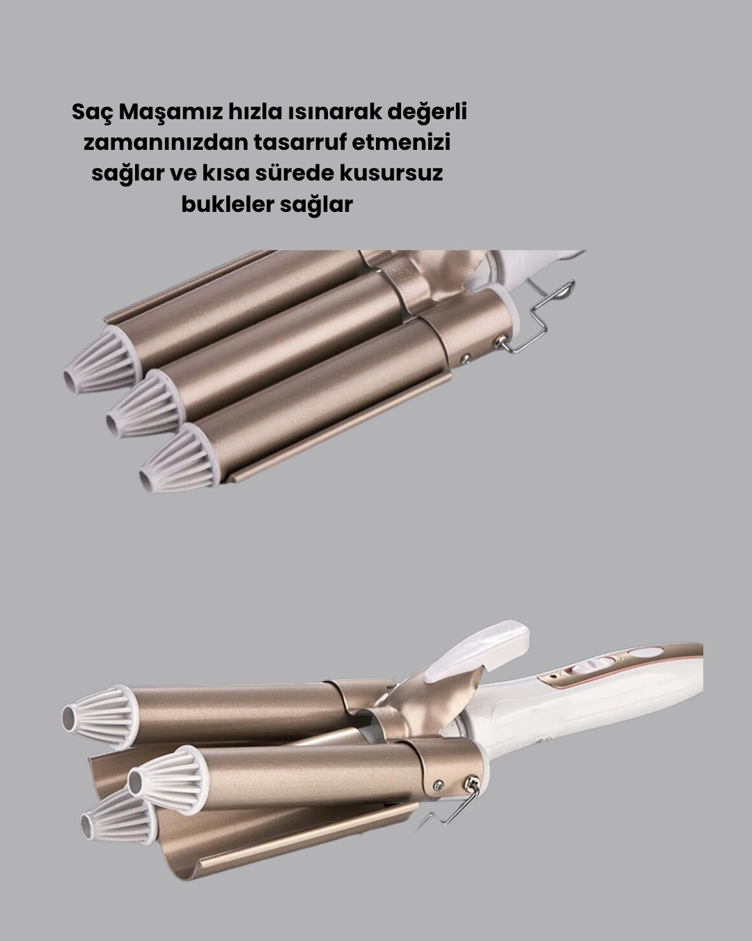 Profesyonel Kullanıma Uygun Bukle Maşası ( Lisinya )