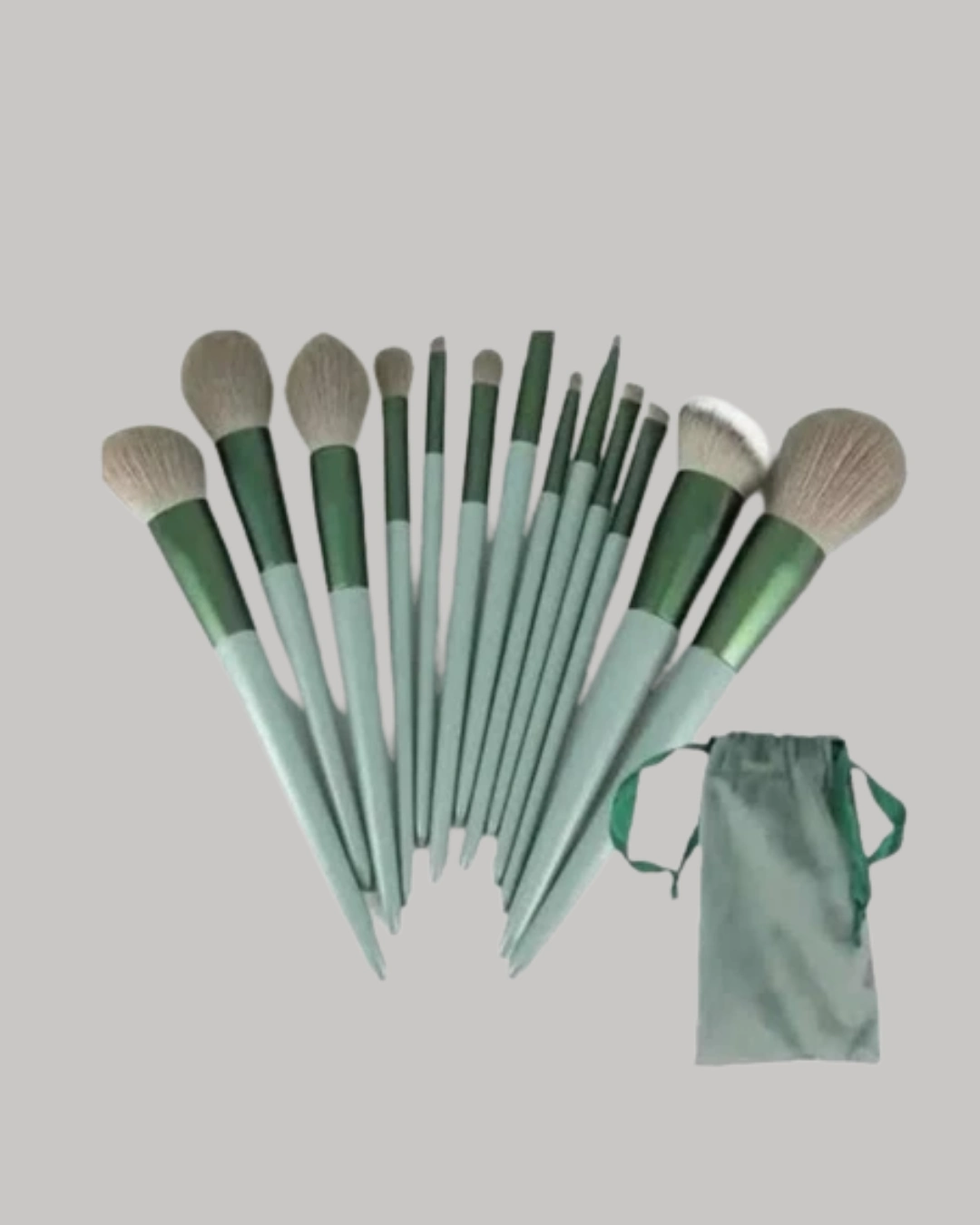 Profesyonel Makyaj Fırça Seti Yumuşak Kıllı Taşınabilir Çantalı ( Lisinya )