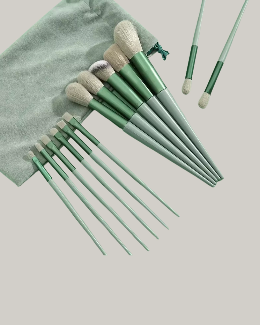 Profesyonel Makyaj Fırça Seti Yumuşak Kıllı Taşınabilir Çantalı ( Lisinya )