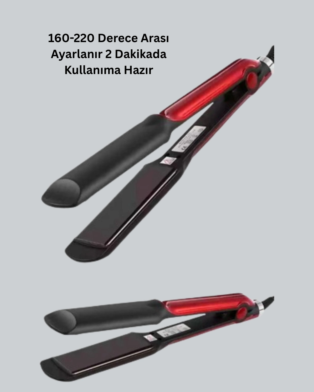 Profesyonel Saç Düzleştirici – 360° Döner Kablo Ve Kompakt Tasarım ( Lisinya )