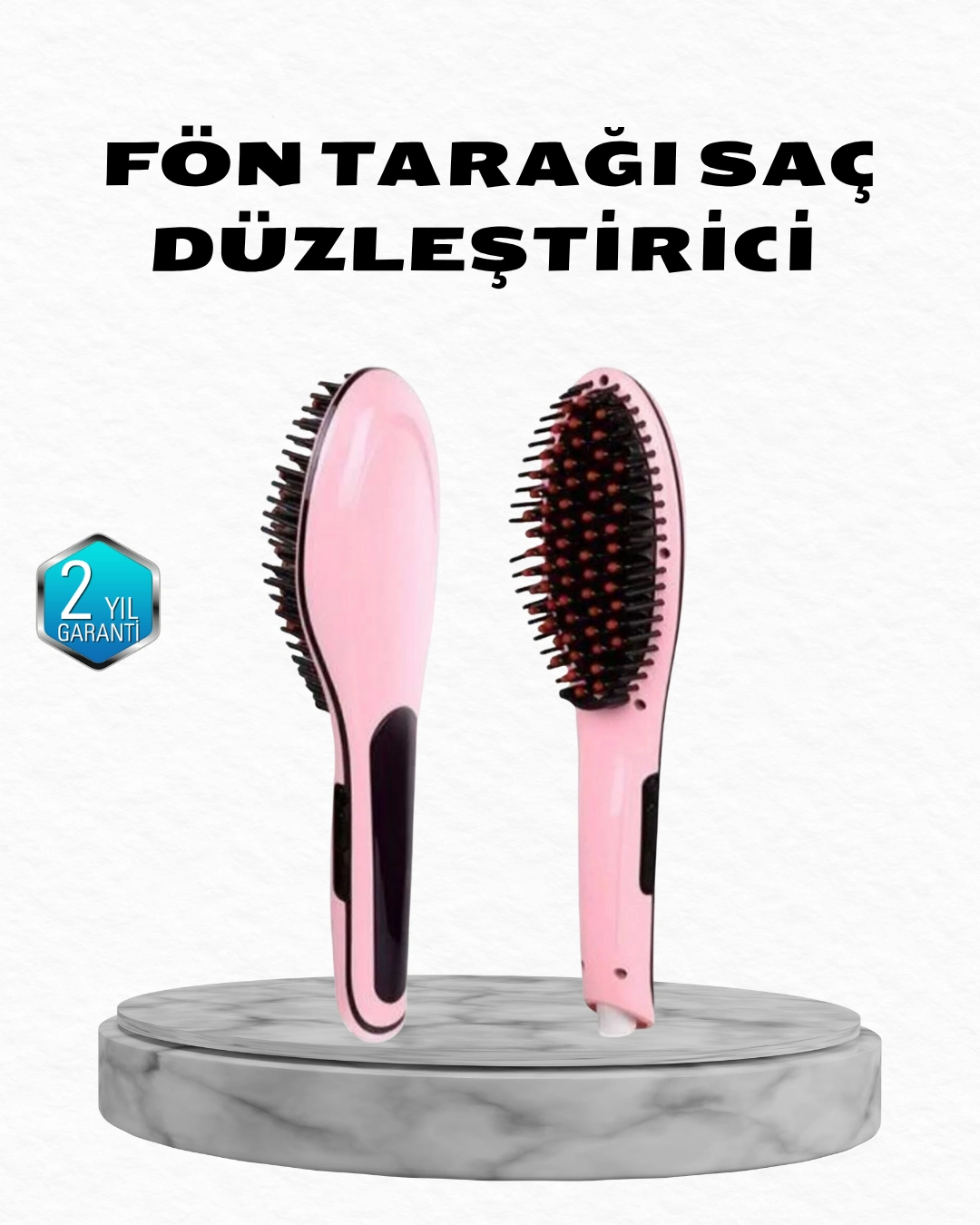 Profesyonel Saç Düzleştirici 5 Kademeli Isı Ayarlı Seramik Plakalı ( Lisinya )