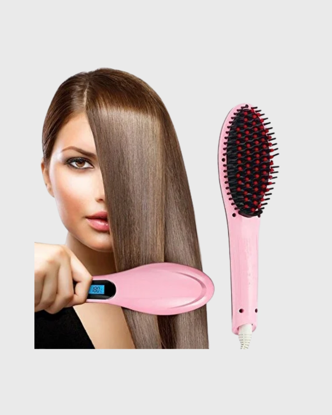 Profesyonel Saç Düzleştirici 5 Kademeli Isı Ayarlı Seramik Plakalı ( Lisinya )