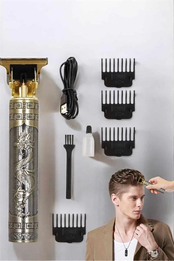 Profesyonel Şarjlı Saç Ve Sakal Şekillendirici Çizik Tıraş Makinesi ( Lisinya )
