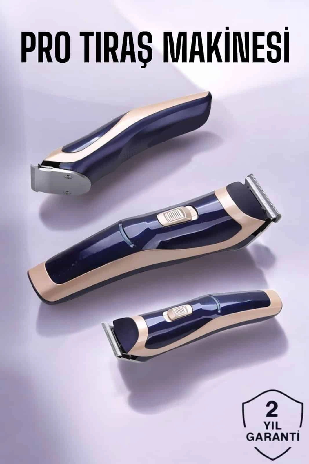 Profesyonel Şarjlı Saç Ve Sakal Traş Makinesi Kolay Kullanım ( Lisinya )