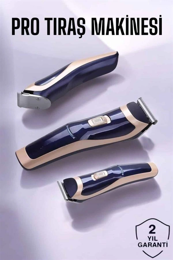 Profesyonel Şarjlı Saç Ve Sakal Traş Makinesi Kolay Kullanım ( Lisinya )