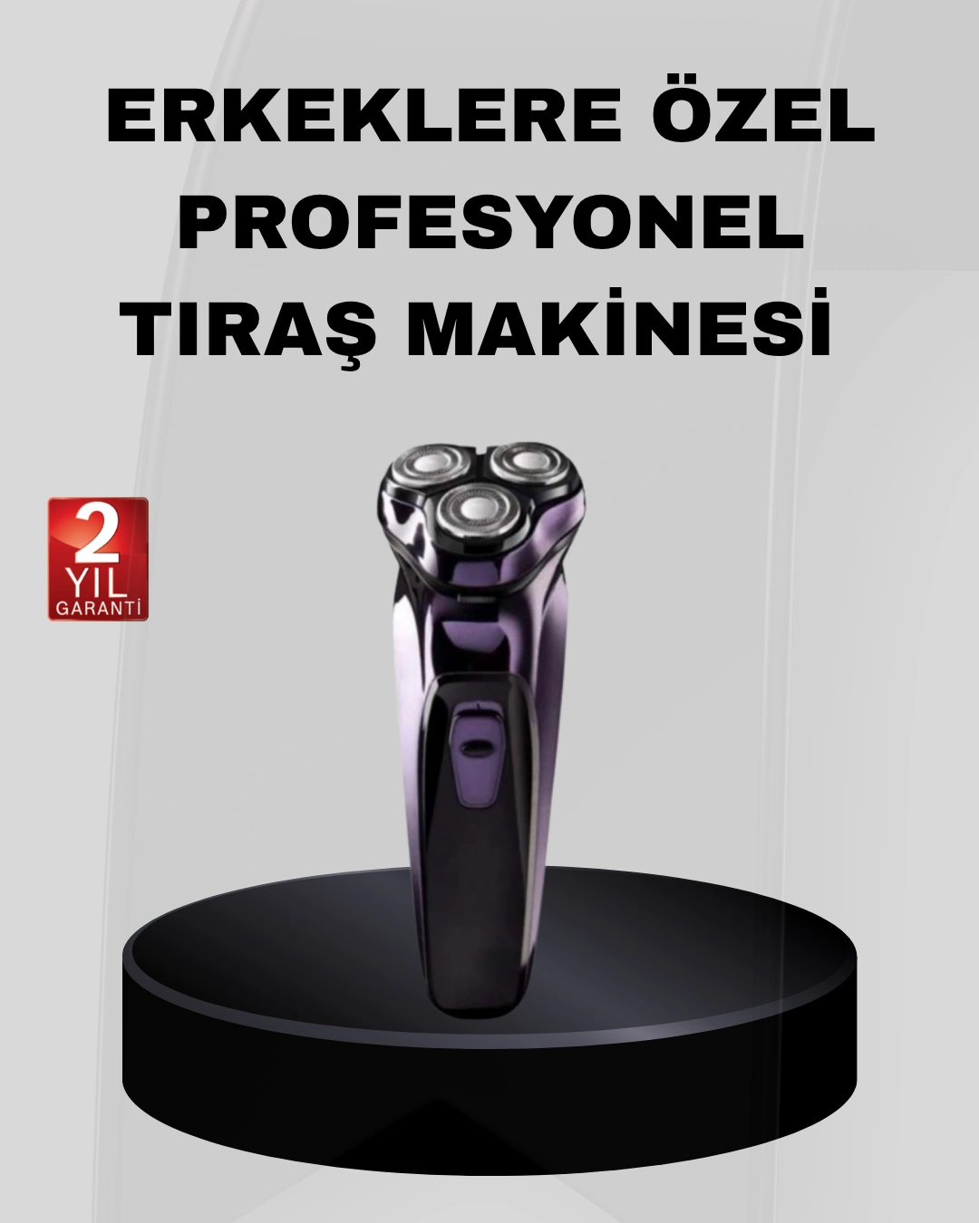 Profesyonel Şarjlı Tıraş Makinesi Ayarlanabilir Başlıklı Kablosuz ( Lisinya )