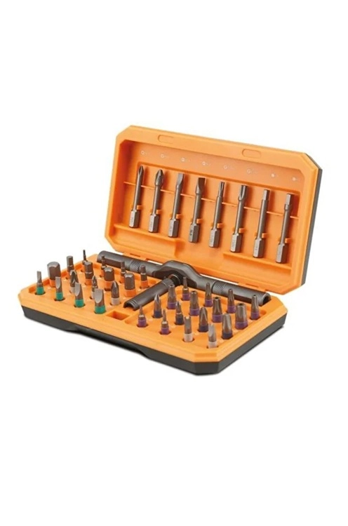 Profesyonel Tornavida Seti 40 Parça Çok Uçlu Kapsamlı Tamir Seti Gri ( Lisinya )