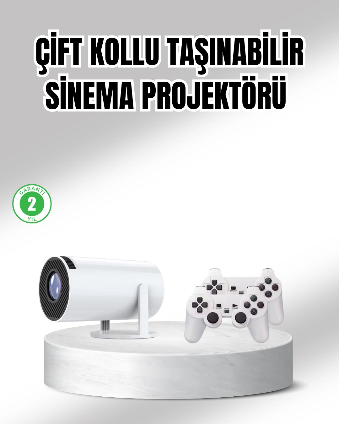 Projeksiyon Cihazı 4k Destekli Kablosuz Bağlantılı Bluetooth 5.0 ( Lisinya )