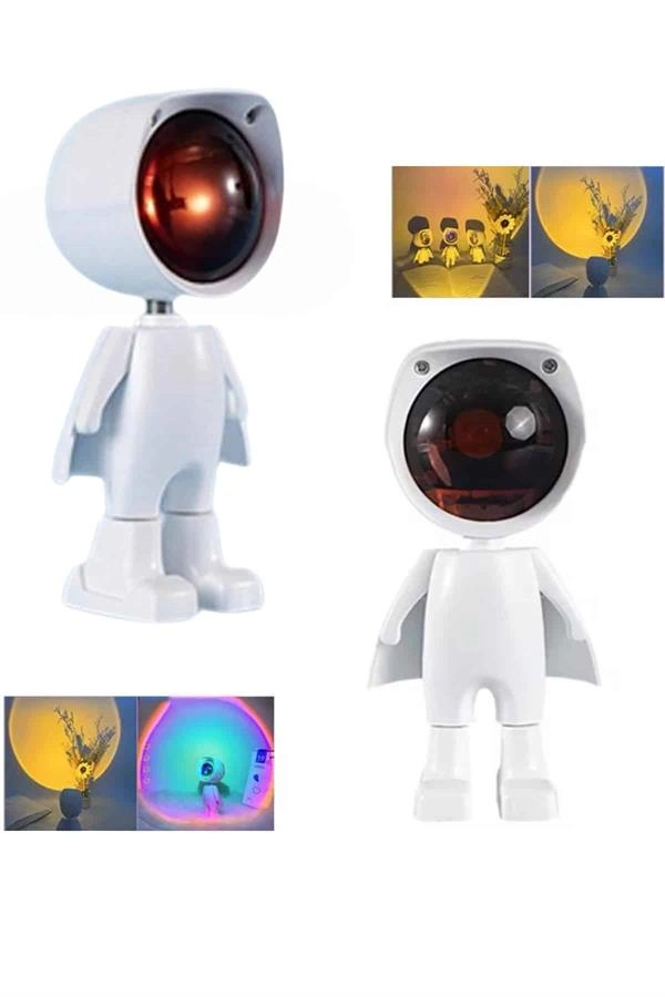 Projektör Atmosfer Işık Lambası Projektör Güneş Lambası Masa Lambası ( Lisinya )