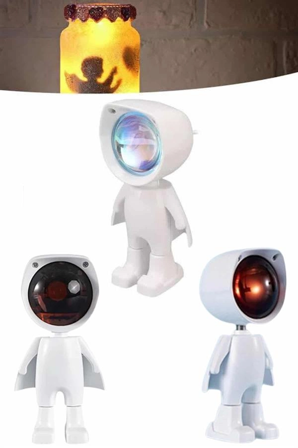 Projektör Atmosfer Işık Lambası Projektör Güneş Lambası Masa Lambası ( Lisinya )