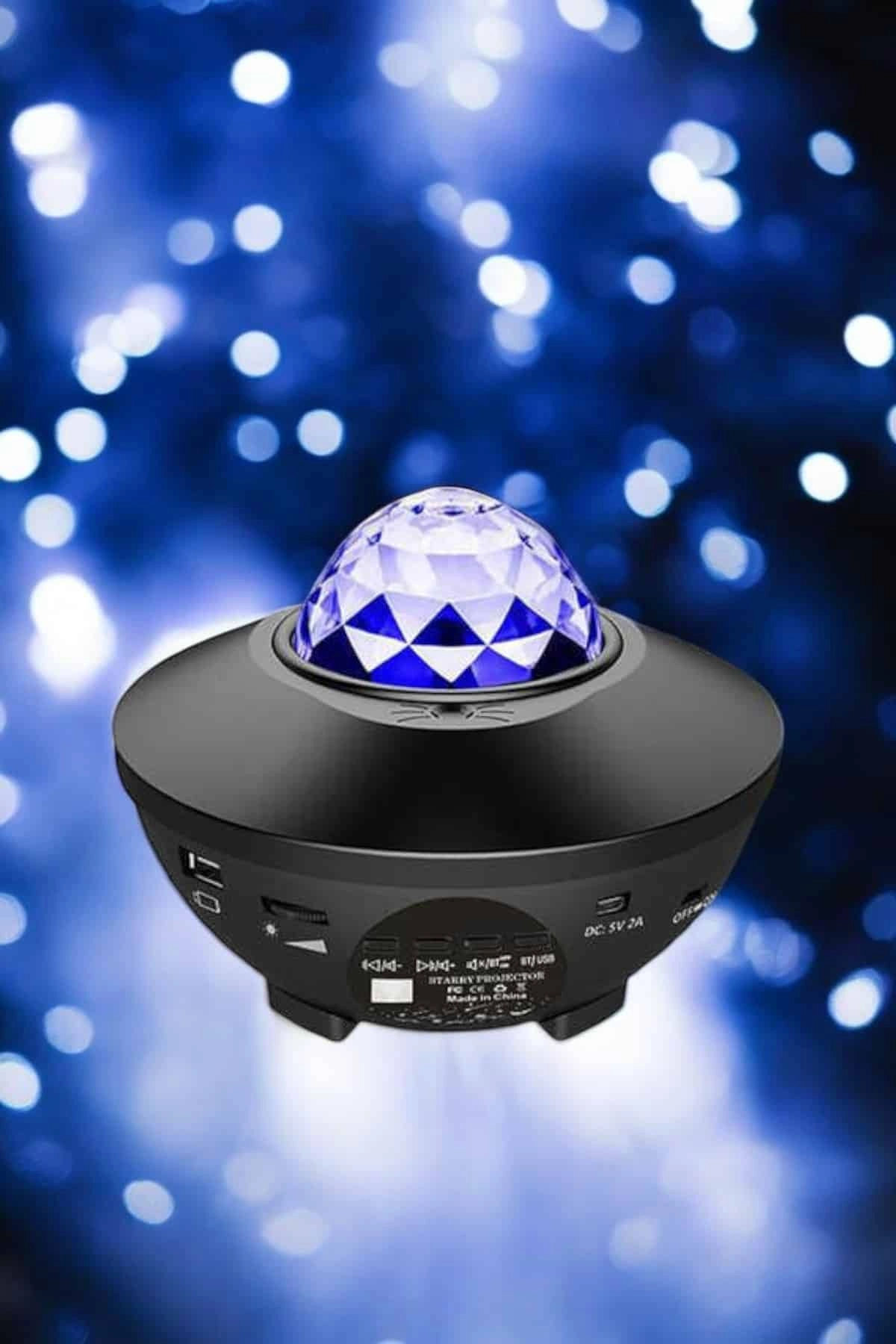 Projektör Yıldız Gece Lambası Disko Topu Bluetooth Bağlantılı Taşınabilir Şarjlı ( Lisinya ) Projektör Yıldız Gece Lambası Disko Topu Bluetooth Bağlantılı Taşınabilir Şarjlı ( Lisinya )