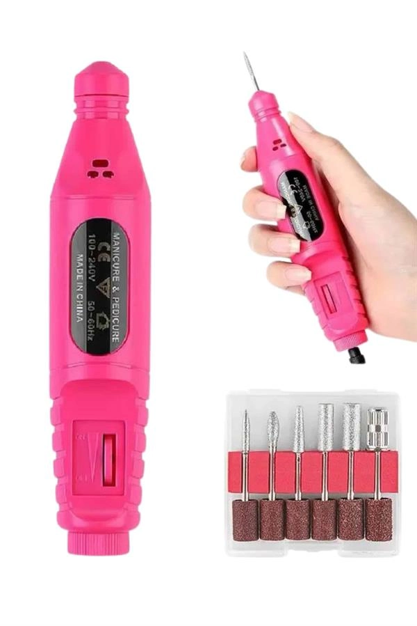 Protez Tırnak Ayak Nasır Ve Tırnak Mantar Makinesi Elektrikli 12v Tırnak Törpü Seti ( Lisinya )