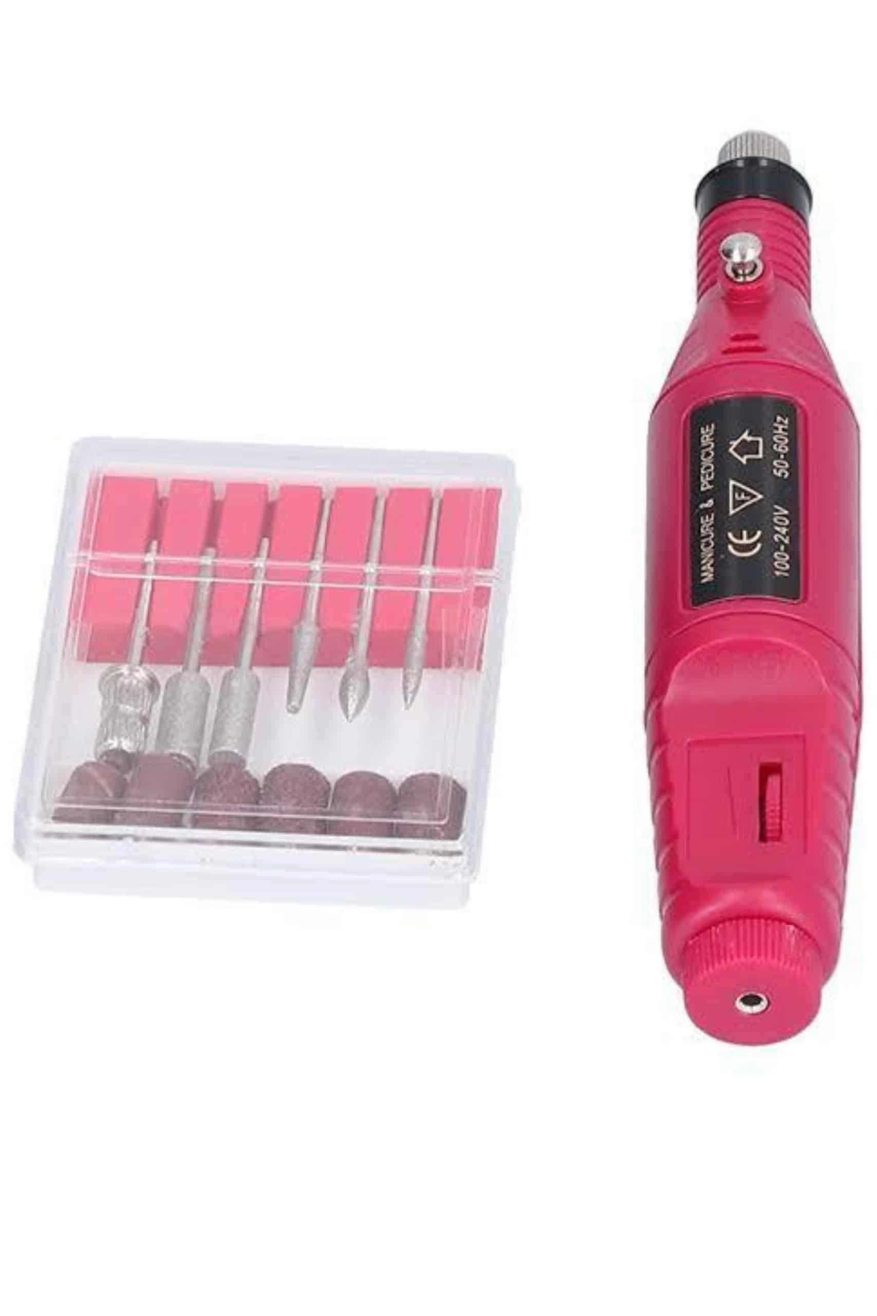 Protez Tırnak Ayak Nasır Ve Tırnak Mantar Makinesi Elektrikli 12v Tırnak Törpü Seti ( Lisinya )