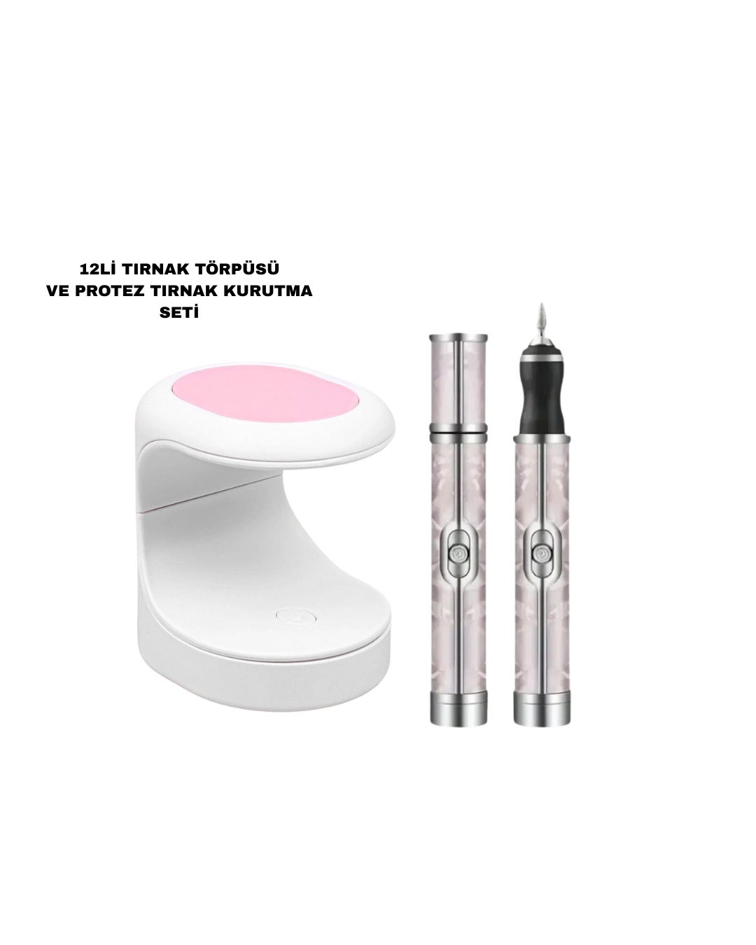 Protez Tırnak Kurutma Törpü Seti ( Lisinya )