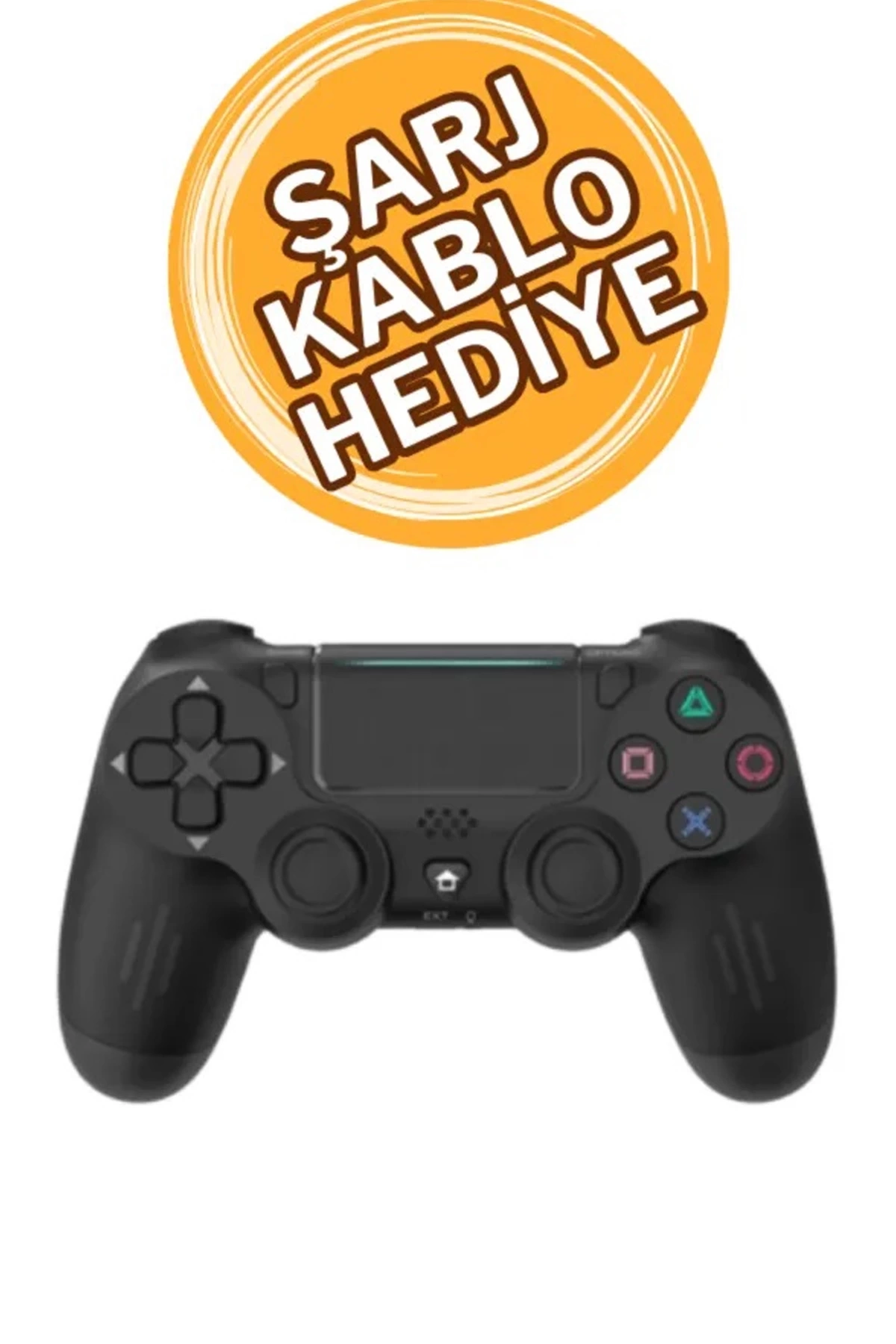 Ps4 Kol Wireless Bt Kablosuz Oyun Kolu Ps4 Joystick Tablet Telefon Pc Uyumlu Titreşimli Oyun Kolu ( Lisinya )
