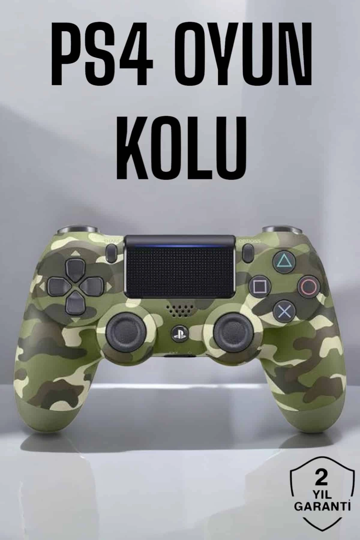 Ps4 Oyun Kolu Kamuflaj Desenli Joystick ( Lisinya )