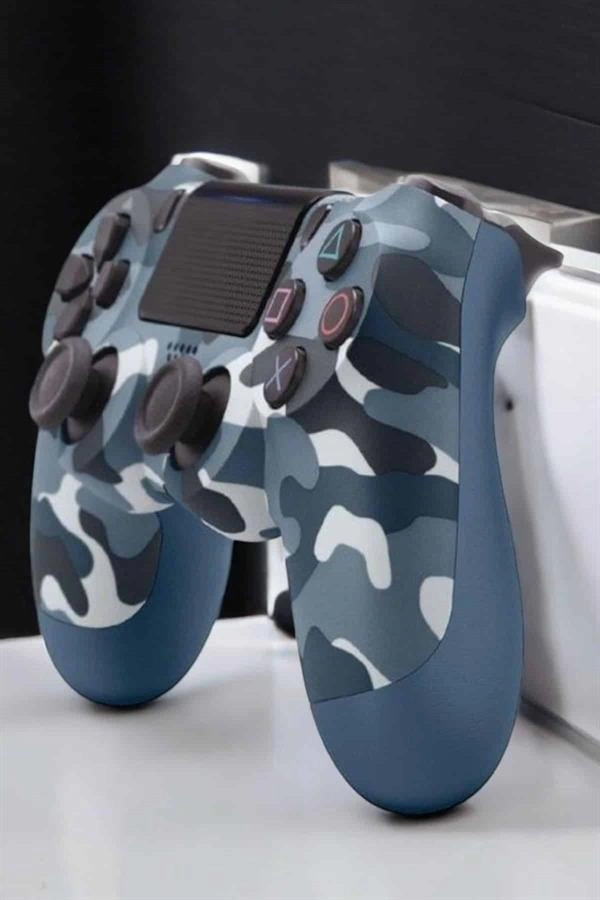 Ps4 Oyun Kolu Kamuflaj Desenli Joystick ( Lisinya )
