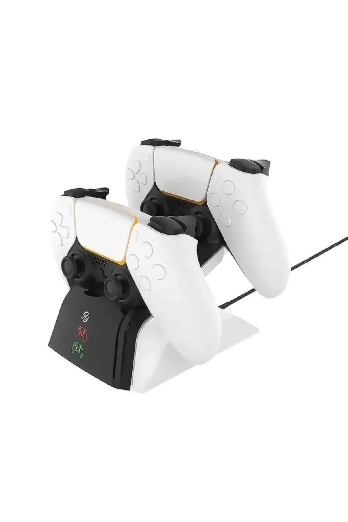 Ps5 Dualsense /ps5 Slim/ps5 Pro Gamepad Hızlı Şarj İstasyonu Çift Kol Şarj Ünitesi ( Lisinya )