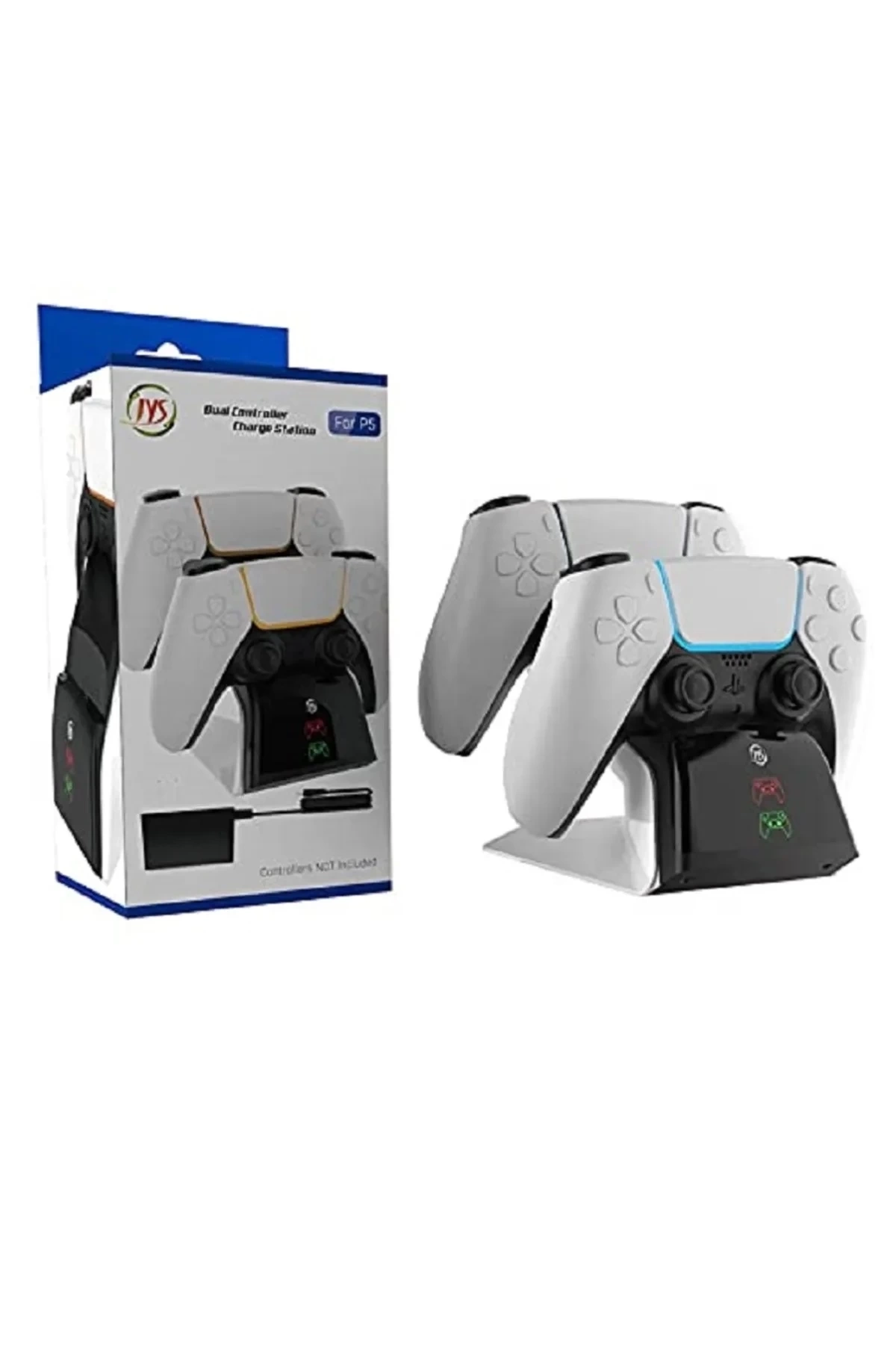 Ps5 Dualsense /ps5 Slim/ps5 Pro Gamepad Hızlı Şarj İstasyonu Çift Kol Şarj Ünitesi ( Lisinya )