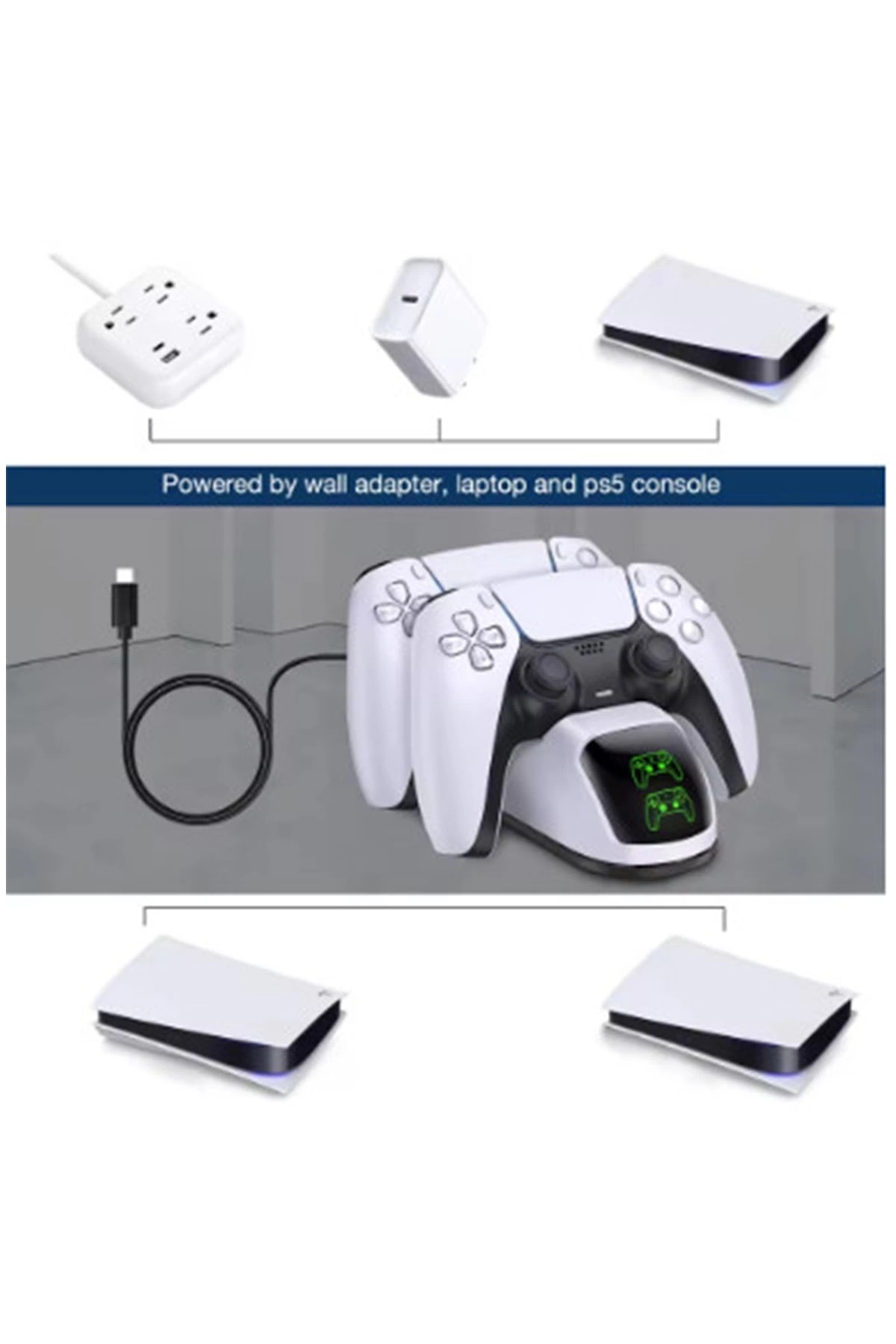 Ps5 Dualsense Şarj Istasyonu Playstation 5 Uyumlu Charging Station ( Lisinya ) Ps5 Dualsense Şarj Istasyonu Playstation 5 Uyumlu Charging Station ( Lisinya )