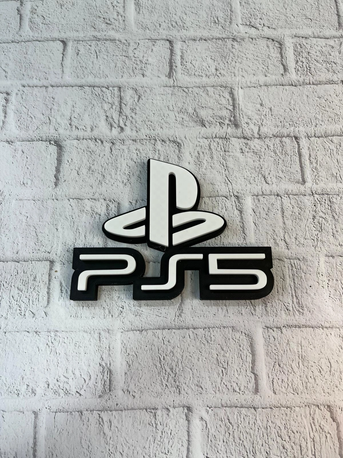 Ps5 Logo Dekoratif Duvar Süsü Oyun Odası Ve Salon Uyumu ( Lisinya )