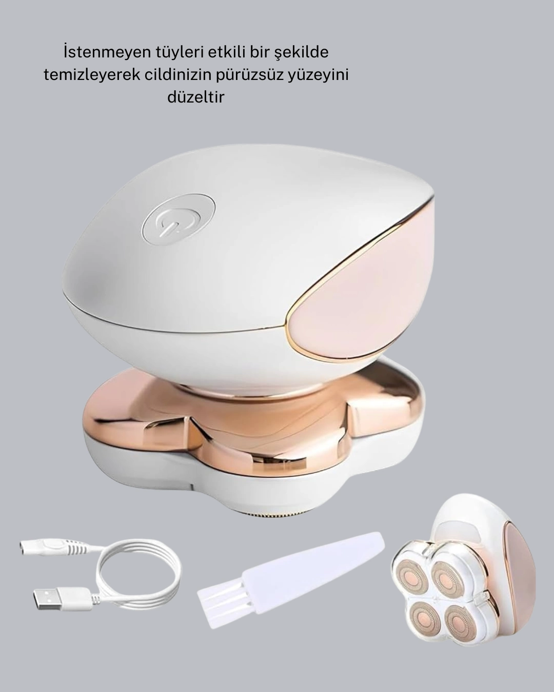 Pürüzsüz Cilt İçin Çok Başlıklı Ağrısız Tıraş Makinesi ( Lisinya )