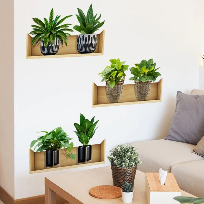 Raflı Bitki Tasarımlı Yapışkanlı Sticker 20*30 Cm 3lü Set ( Lisinya ) Raflı Bitki Tasarımlı Yapışkanlı Sticker 20*30 Cm 3lü Set ( Lisinya )