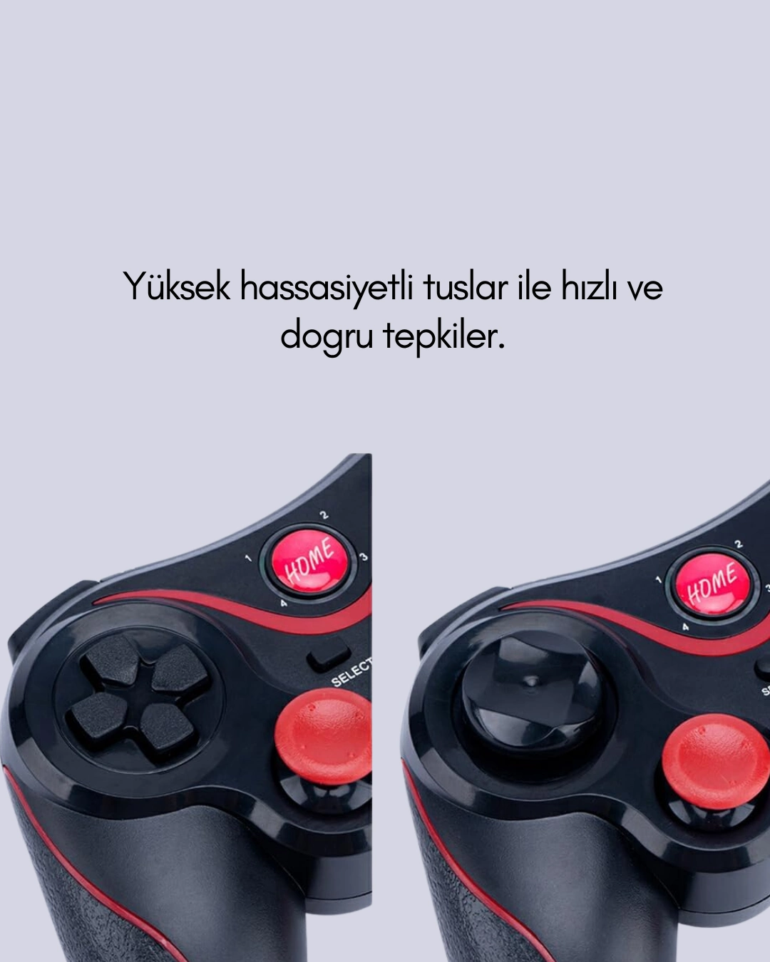 Rahat Kavrama Ve Düşük Gecikme Teknolojili Gamepad ( Lisinya )