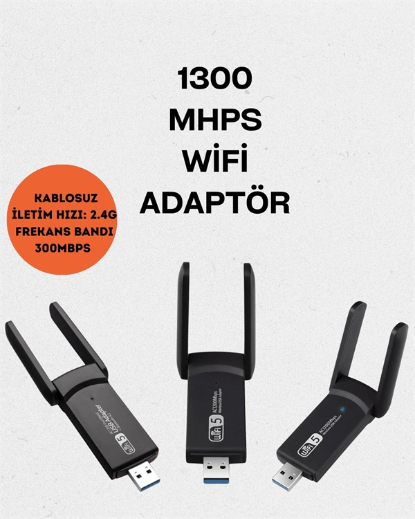 Realtek Chipsetli 5g Destekli Yüksek Hızlı Ağ Adaptörü ( Lisinya )