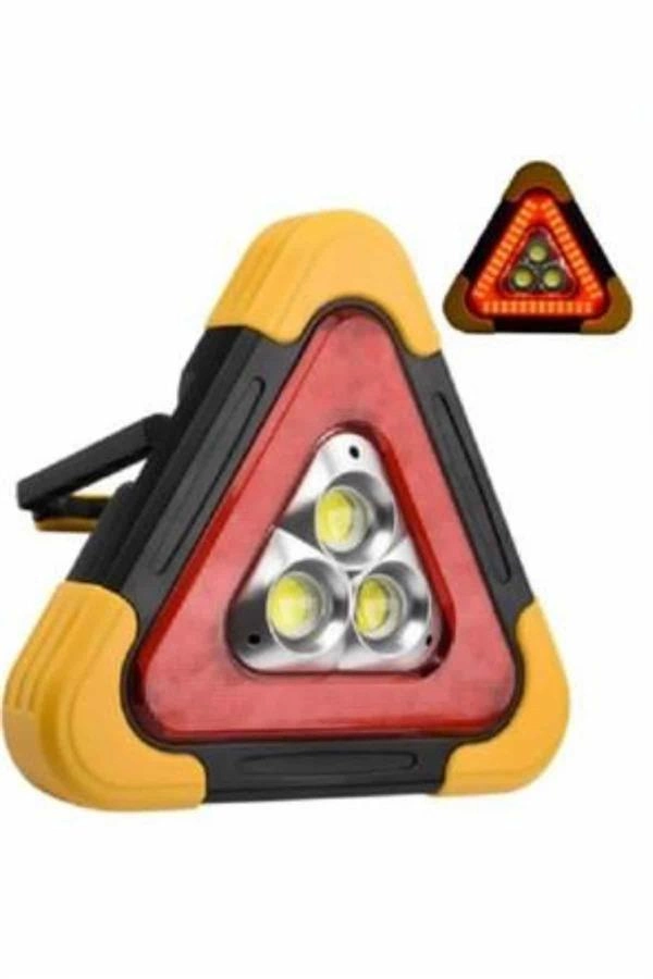 Reflektör Güneş Enerjili Taşınabilir Portatif Acil Güvenlik Işığı Araba Acil Uyarı Işığı ( Lisinya )