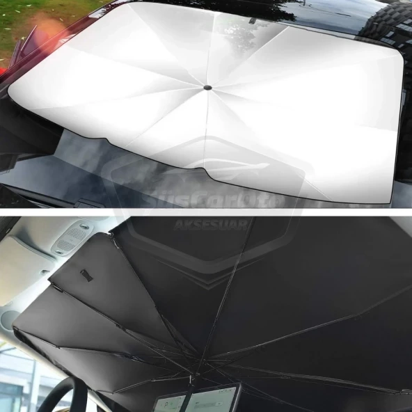 Renault Symbol, Dacia Sandero, Opel Corsa, Ford Ka, Peugeot 208 Uyumlu Oto Şemsiye ( Lisinya )