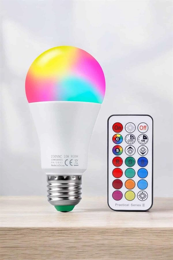 Renk Değiştirebilen Rgb Işıklı Led Ampul A+enerji 15 Watt Led Işık ( Lisinya ) Renk Değiştirebilen Rgb Işıklı Led Ampul A+enerji 15 Watt Led Işık ( Lisinya )