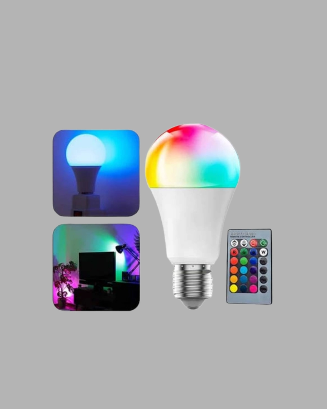Renk Değiştiren Rgb Led Ampul 16 Renk Uzaktan Kumandalı 2025 Model ( Lisinya ) Renk Değiştiren Rgb Led Ampul 16 Renk Uzaktan Kumandalı 2025 Model ( Lisinya )