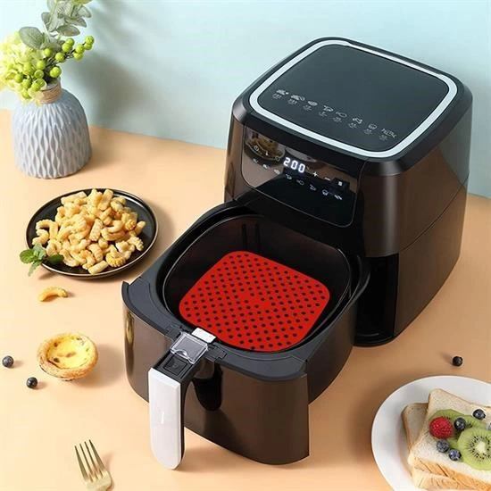 Renkli Isıya Dayanıklı Yıkanılabilir Silikon Fırın Ve Airfryer Kare Pişirme Matı 21,5 Cm ( Lisinya ) Renkli Isıya Dayanıklı Yıkanılabilir Silikon Fırın Ve Airfryer Kare Pişirme Matı 21,5 Cm ( Lisinya )