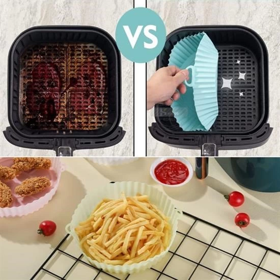 Renkli Isıya Dayanıklı Yıkanılabilir Silikon Fırın Ve Airfryer Yuvarlak Pişirme Matı 20 Cm ( Lisinya ) Renkli Isıya Dayanıklı Yıkanılabilir Silikon Fırın Ve Airfryer Yuvarlak Pişirme Matı 20 Cm ( Lisinya )