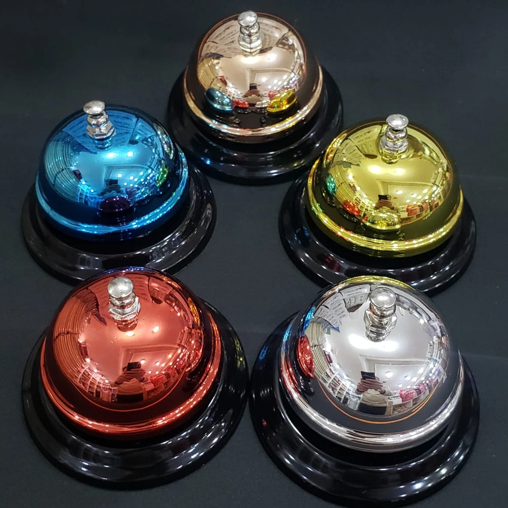 Renkli Metal Resepsiyon Zili ( Lisinya ) Renkli Metal Resepsiyon Zili ( Lisinya )