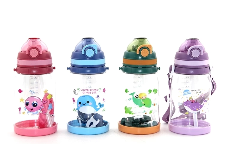 Renkli Pipetli Suluk 550 Ml Bpa İçermez Alk2969 ( Lisinya )