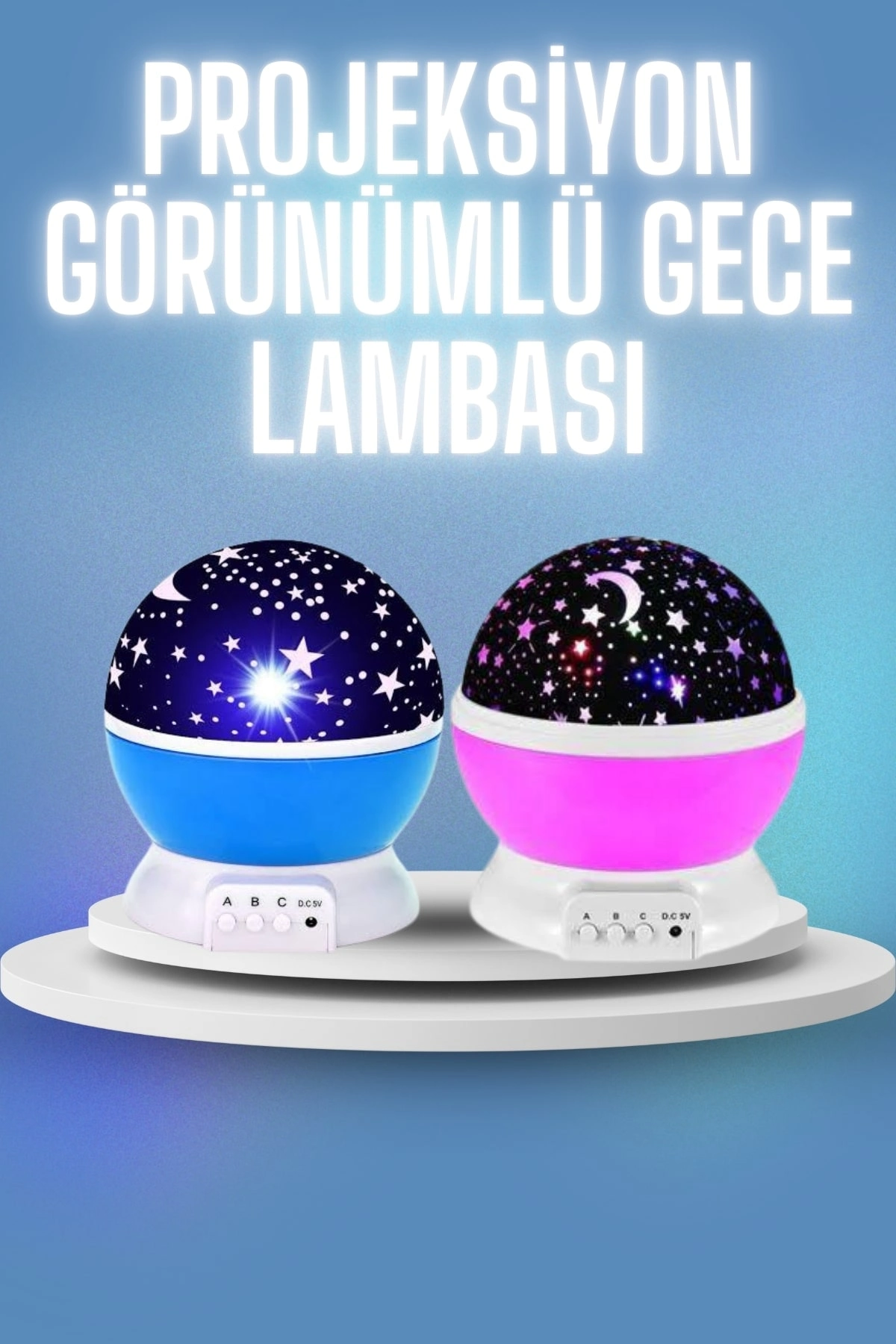 Renkli Yıldızlı Gökyüzü Projeksiyon Gece Lambası Pilli Ve Usb Kablolu ( Lisinya ) Renkli Yıldızlı Gökyüzü Projeksiyon Gece Lambası Pilli Ve Usb Kablolu ( Lisinya )