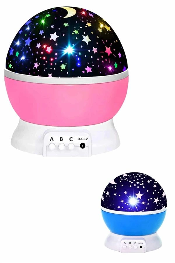 Renkli Yıldızlı Gökyüzü Projeksiyon Gece Lambası Pilli Ve Usb Kablolu ( Lisinya ) Renkli Yıldızlı Gökyüzü Projeksiyon Gece Lambası Pilli Ve Usb Kablolu ( Lisinya )